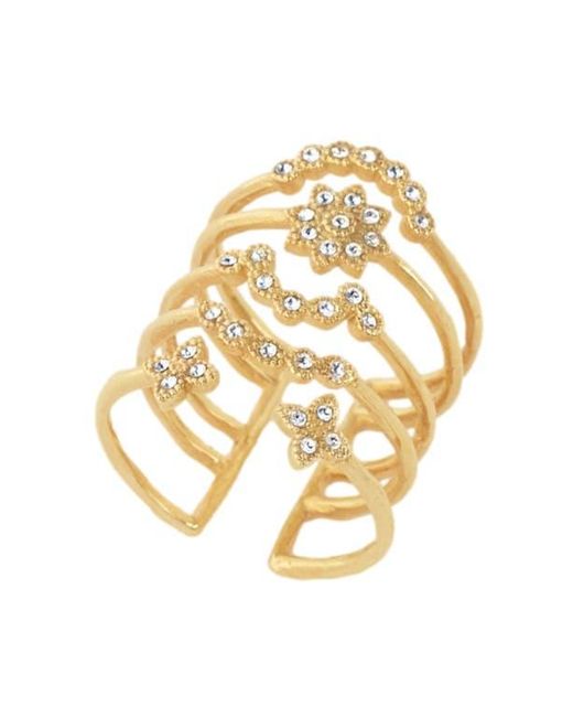 Maje Metallic Precious Day Of The Week Ring