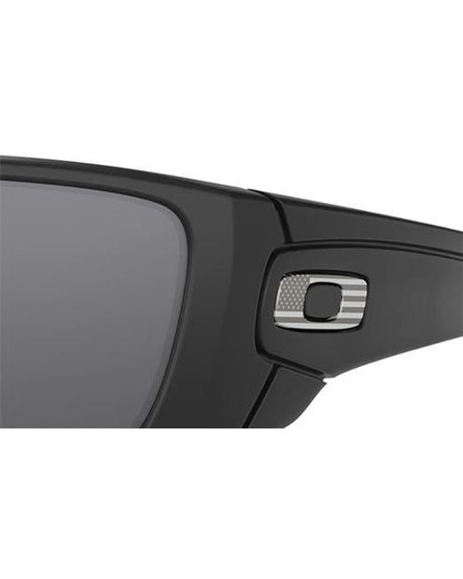 Oakley Gray Fuel Cell 60Mm Rectangular Sunglasses for men