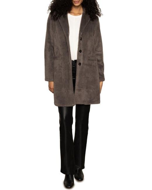 Sanctuary Black Hometown Faux Fur Jacket