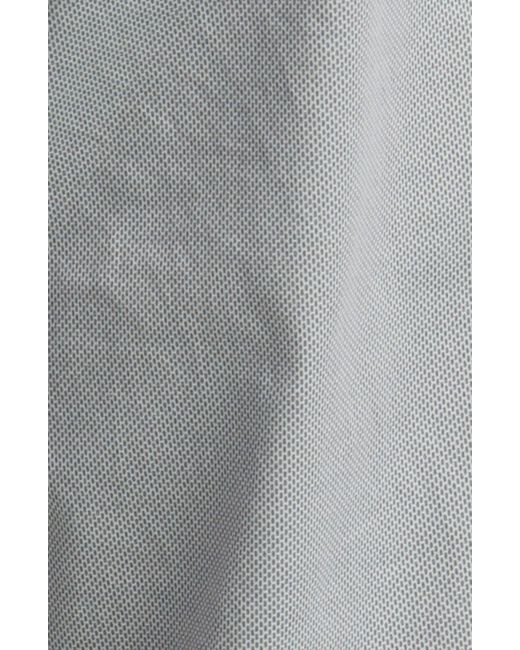 Brax Gray Cooper Microprint Ultralight Five-pocket Pants for men
