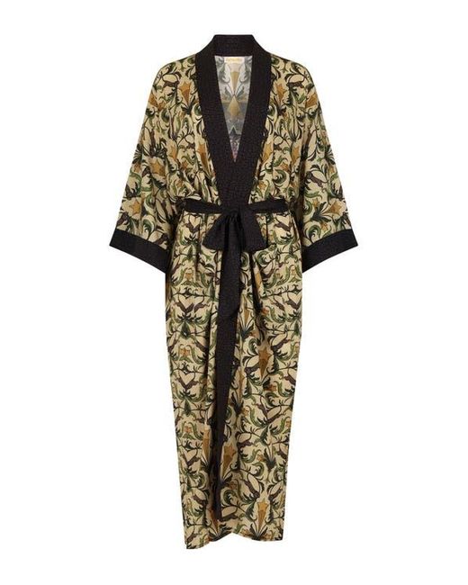 Henelle Green Duster Robe