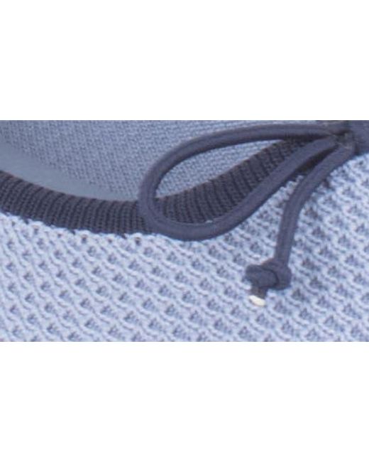 Tahari Blue Bogota Pointed Toe Flat