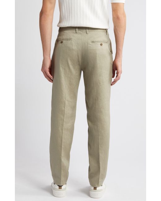 Wax London Natural Smart Linen Pants for men