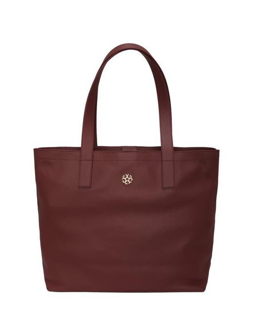 Gorski Leather Tote Bag With Removable Zipped Pouch in Red | Lyst