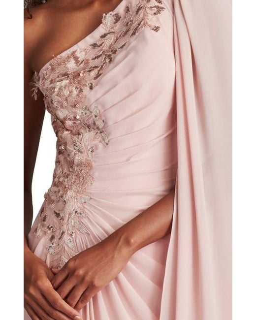 TADASHI SHOJI サーモンピンクドレス 美品✨Tadashishojiタダシショージピンクベージュロングドレス6