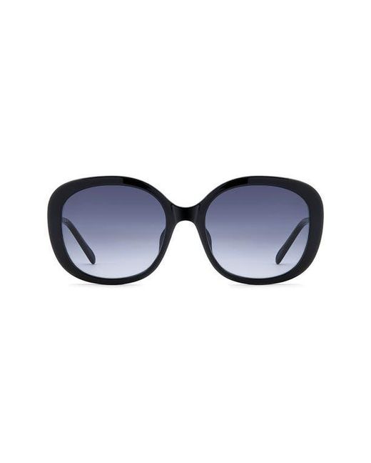 Fossil Blue 56M Gradient Oval Sunglasses