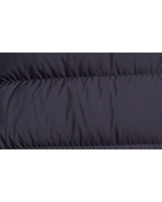 Moncler Blue Arneb Down Puffer Jacket With Removable Hood for men