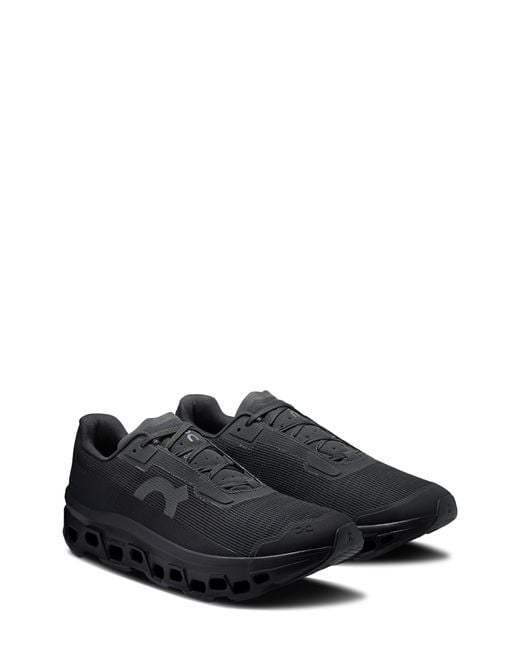 On Shoes Black Cloudmster Void Sneaker for men