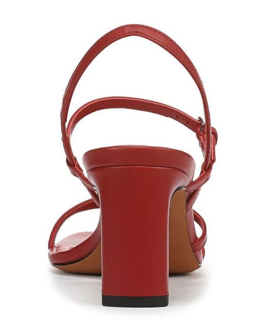 Vince Red Marcela Ankle Strap Sandal