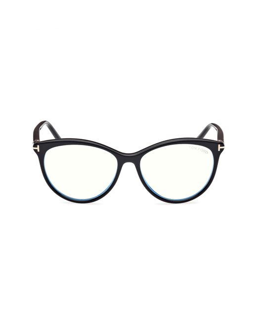 Tom Ford Multicolor 55Mm Round Light Blocking Glasses