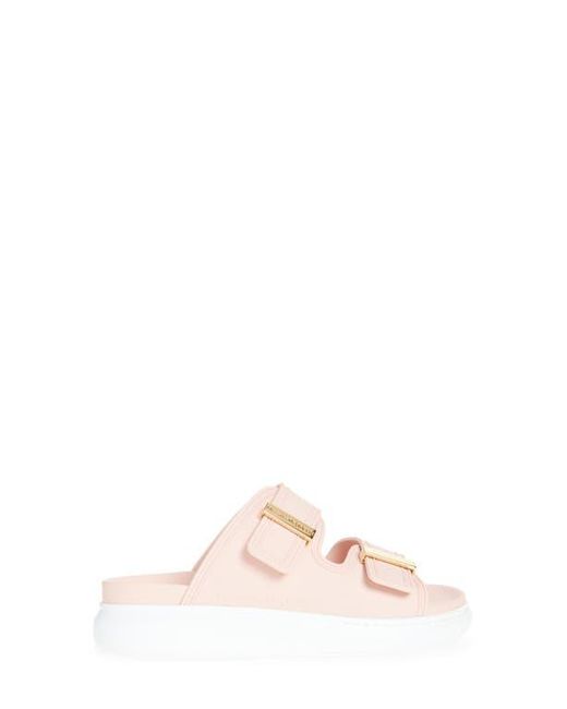 Alexander McQueen Pink Hybrid Slide Sandal