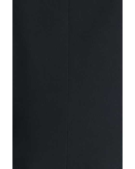 Alexander McQueen Black Embellished Lapels Crepe Blazer