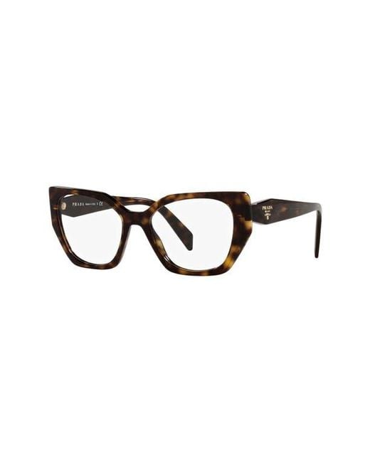 Prada Black 54Mm Square Optical Glasses for men