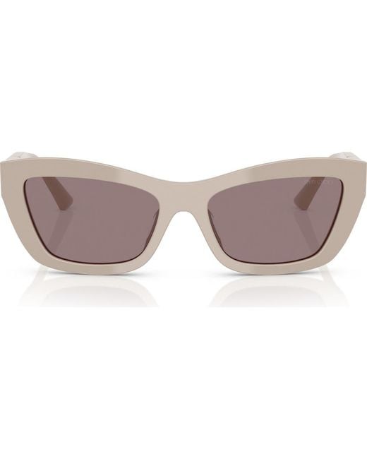 Jimmy Choo Gray 54Mm Cat Eye Sunglasses for men