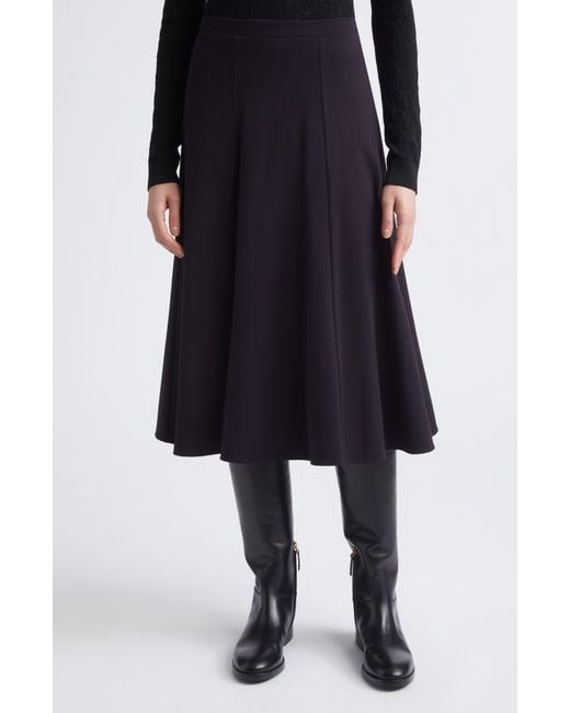 Eleventy Black Panel Skirt
