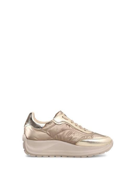 Candice Cooper Natural Spark Platform Sneaker