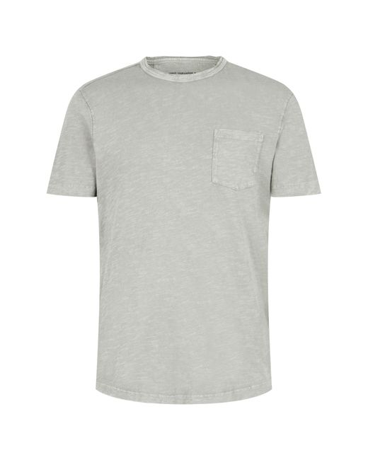 John Varvatos Gray Cooper Washed Cotton Slub T-shirt for men