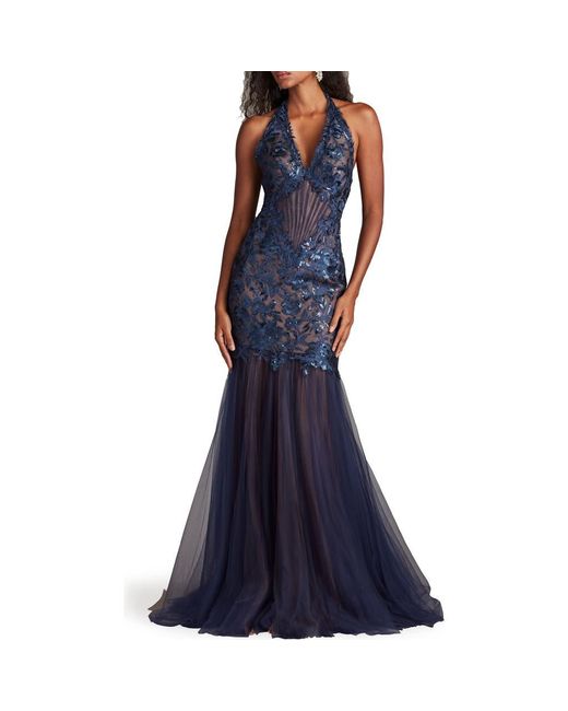 chinese dress ladies Tadashi Shoji CHR25356L Fitted Long Formal Prom Evening Dress main image 0