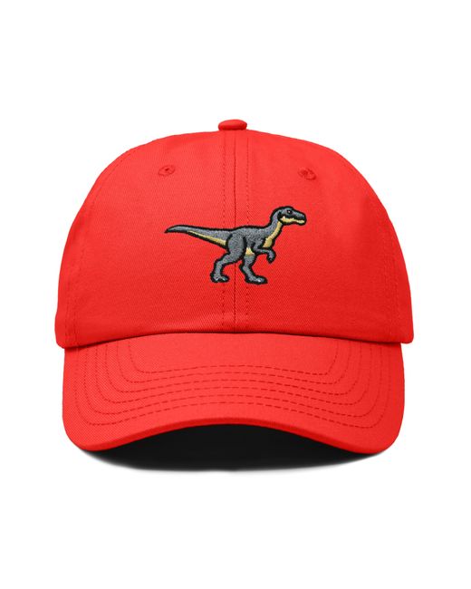 Alix Red Velociraptor Dad Cap for men