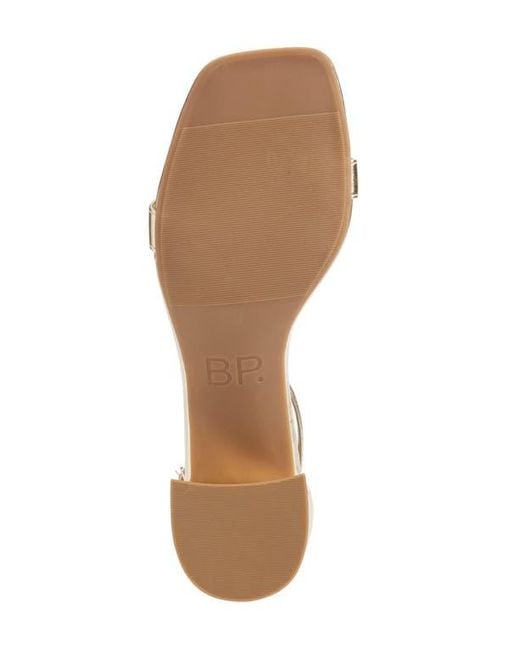 BP. Natural Zena Ankle Strap Sandal