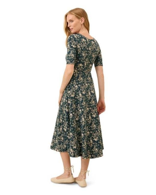 fit & flare signature scoop dress Pact Fit & Flare Signature Scoop Dress Made With Organic Cotton in Blue
