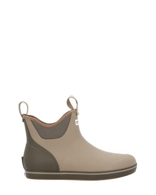 XtraTuf Brown 6-Inch Ankle Deck Boot for men