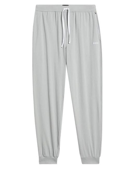Boss Gray Mix Match Stretch Cotton Pajama Pants for men