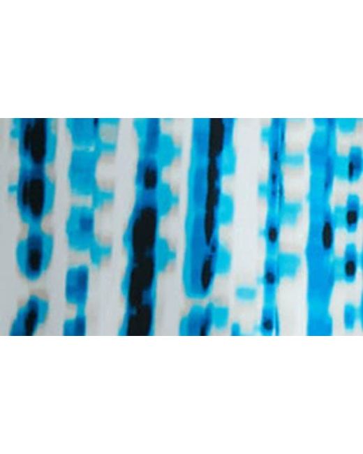 Kasper Blue Blurred Line Top