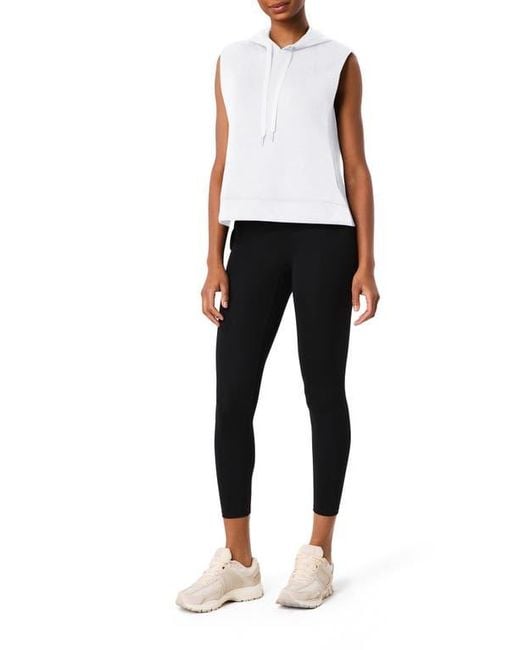Spanx White Airessentials Sleeveless Hoodie
