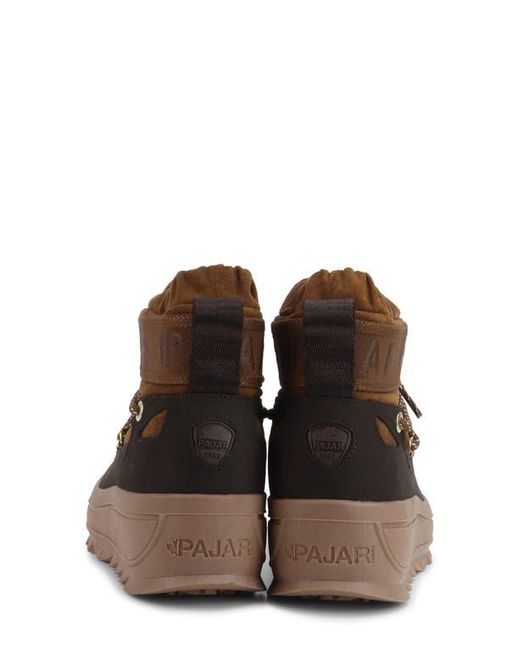 Pajar Brown Galaxy Mini Waterproof Platform Ankle Bootie
