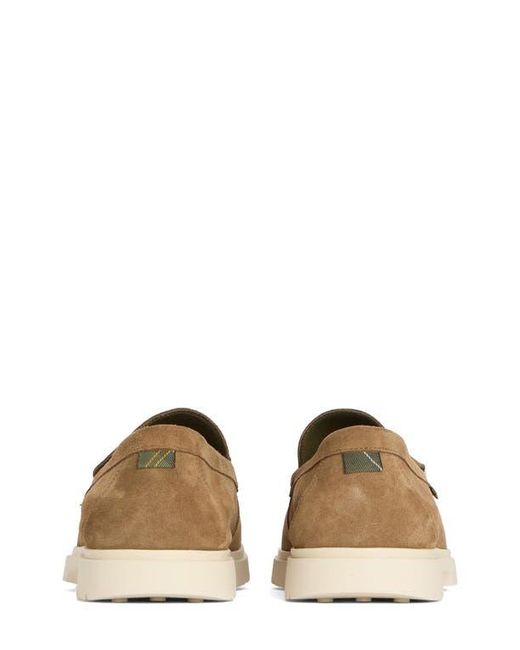 Barbour Brown Carty Moc Toe Loafer for men