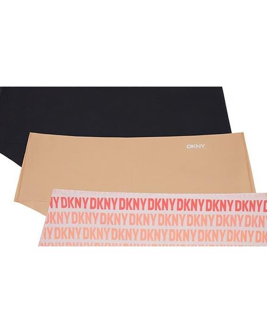 DKNY Multicolor Cut Anywhere Assorted 3-pack Hipster Briefs