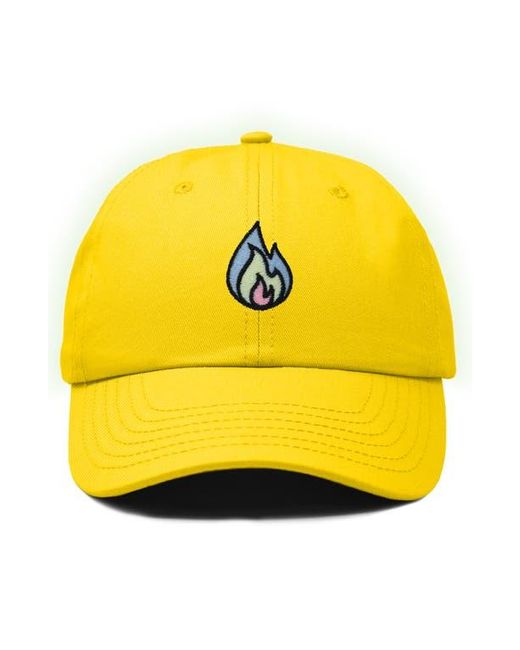 Alix Yellow Fire Dad Hat for men