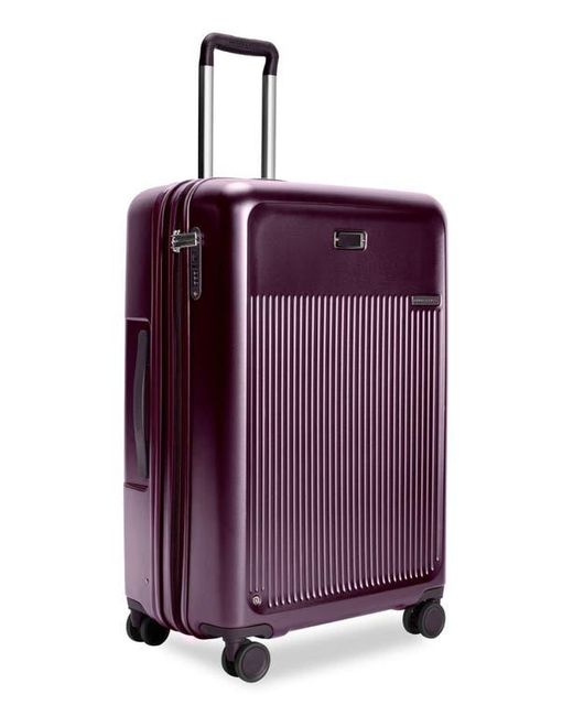 Briggs & Riley Purple Large Sympatico Expandable 30-Inch Spinner Packing Case
