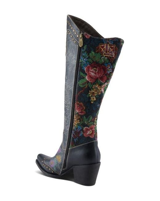 Spring Step Black Mallorie Knee High Boot