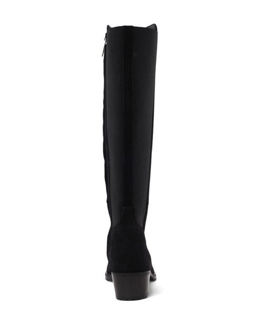 Aquatalia Black Rhegan Weatherproof Knee High Boot