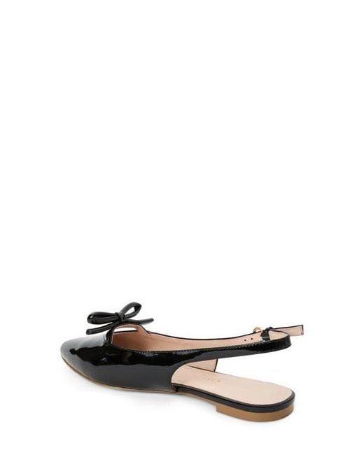 Jack Rogers Black Lennox Slingback Pointed Toe Pump