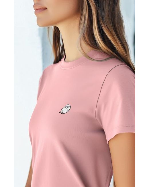 Alix Pink Ghost Mode Jersey Relaxed Tee