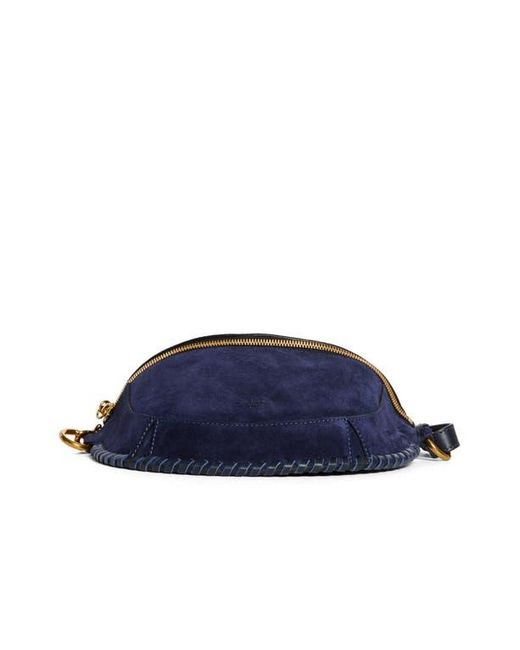 Isabel Marant Blue Skano Xo Capsule Suede Belt Bag