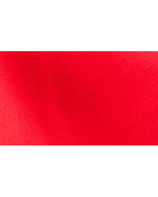 House Of Cb Red Dainty Square Neck A-Line Minidress