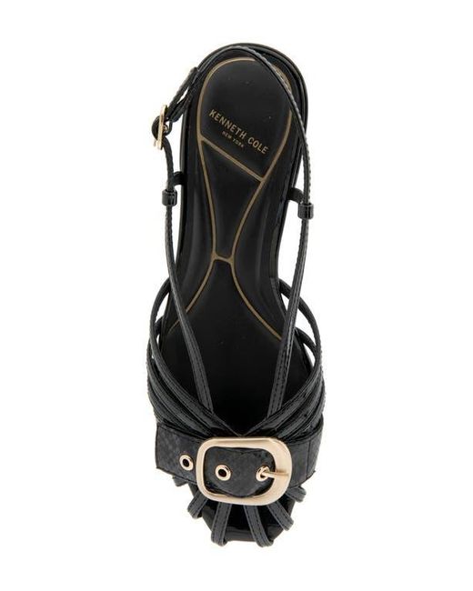 Kenneth Cole Black Farrah Slingback Sandal