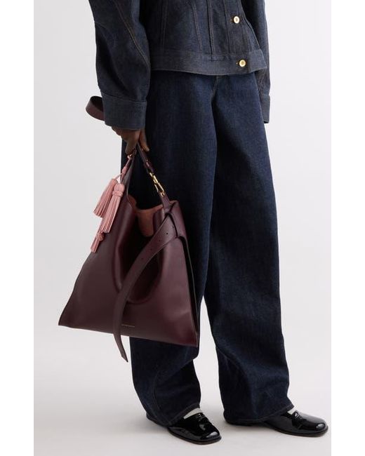 Givenchy Purple Medium Day Leather Hobo Bag