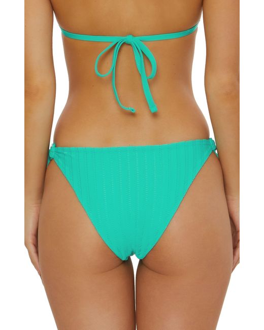 Isabella Rose Blue Capri Isle Side Tie Bikini Bottoms