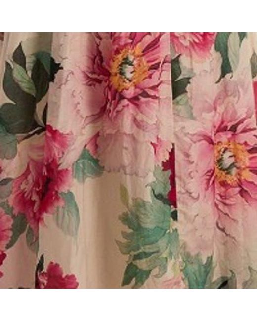 Karen Millen Red Woven Belted Maxi Shirt Dress