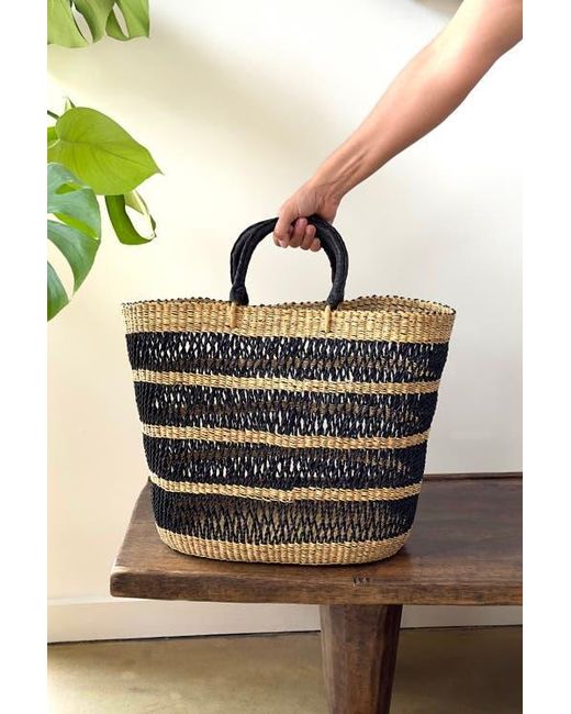 Mbare Black String Basket Tote