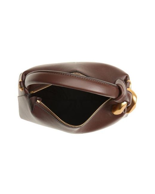 J.W. Anderson Brown Small Jwa Corner Leather Top Handle Bag