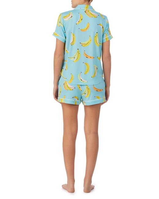 Kate Spade Blue Print Short Pajamas