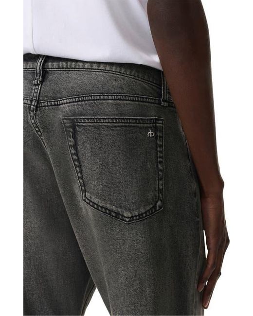 Rag & Bone Gray Fit 3 Authentic Stretch Athletic Fit Jeans for men