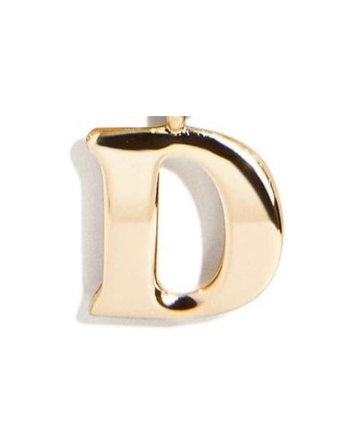 BaubleBar Metallic Annika Initial Bracelet