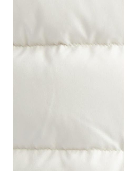 Moncler White Bessettes Down Jacket